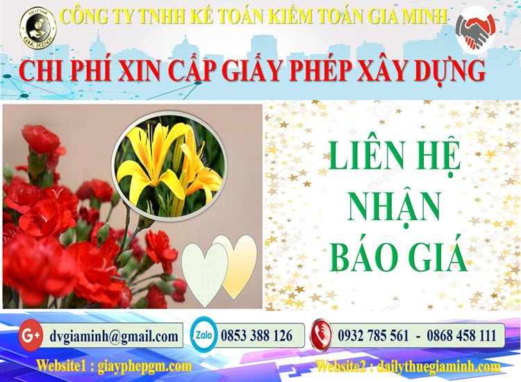 Bảng giá dịch vụ xin giấy phép xây dựng Huyện Thường Tín