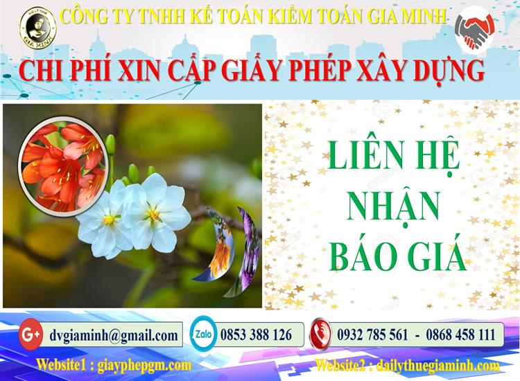 Bảng giá dịch vụ xin giấy phép xây dựng Huyện Vĩnh Thạnh