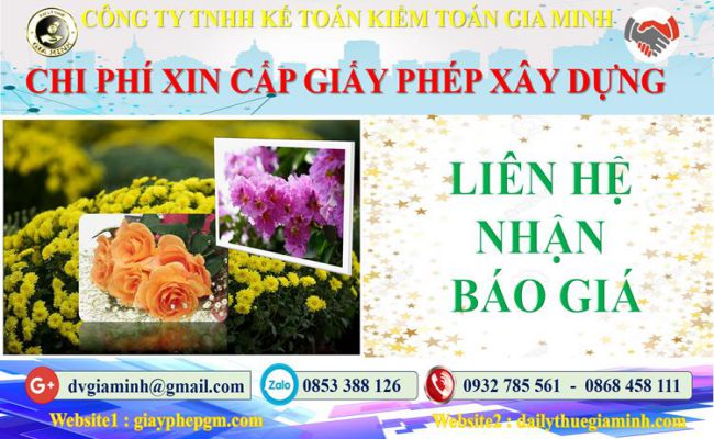 Bảng giá dịch vụ xin giấy phép xây dựng Lai Châu