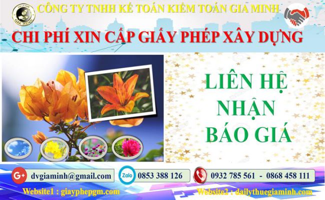 Bảng giá dịch vụ xin giấy phép xây dựng Quận 1