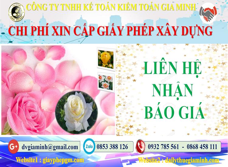 Bảng giá dịch vụ xin giấy phép xây dựng Quận 10