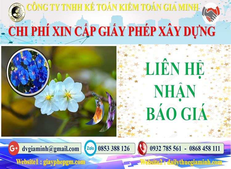 Bảng giá dịch vụ xin giấy phép xây dựng Quận 3