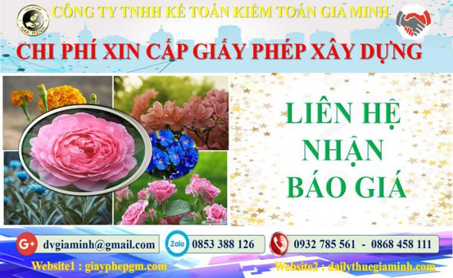 Bảng giá dịch vụ xin giấy phép xây dựng Quận 5