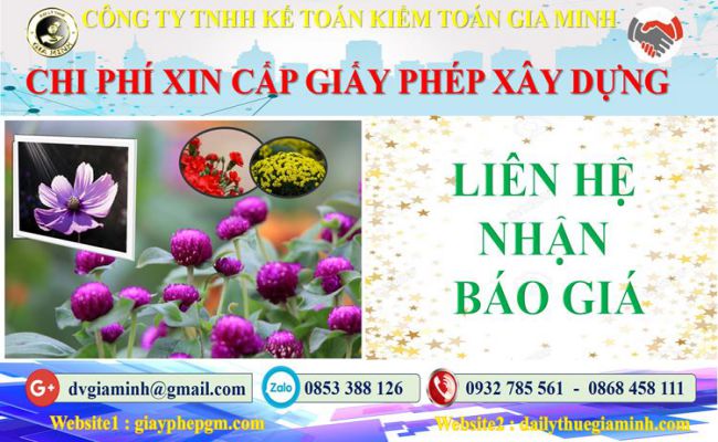 Bảng giá dịch vụ xin giấy phép xây dựng Quận 8