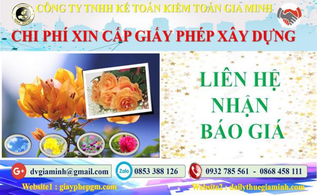 Bảng giá dịch vụ xin giấy phép xây dựng Quận Gò Vấp