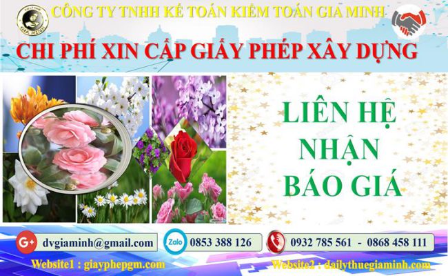 Bảng giá dịch vụ xin giấy phép xây dựng Quận Tân Phú