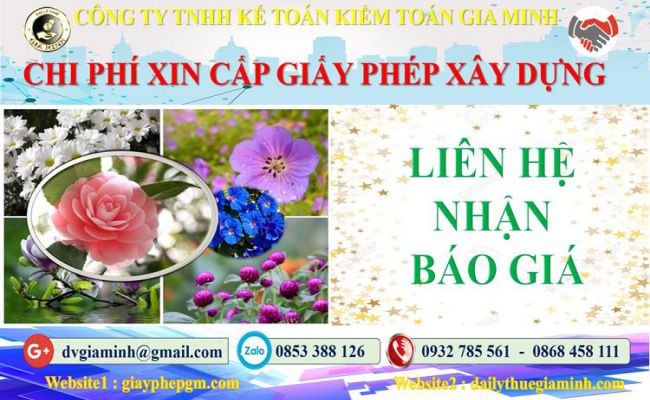 Bảng giá dịch vụ xin giấy phép xây dựng Thái Bình
