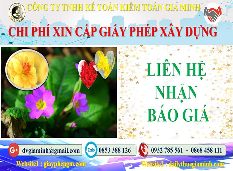 Bảng giá dịch vụ xin giấy phép xây dựng Thành Phố Hà Nội