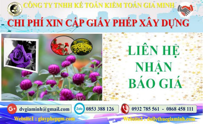 Bảng giá dịch vụ xin giấy phép xây dựng Thành Phố Hồ Chí Minh