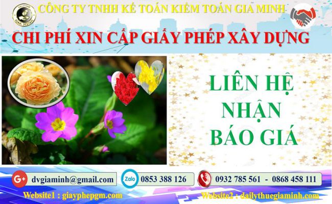 Bảng giá dịch vụ xin giấy phép xây dựng Thị Xã Sơn Tây
