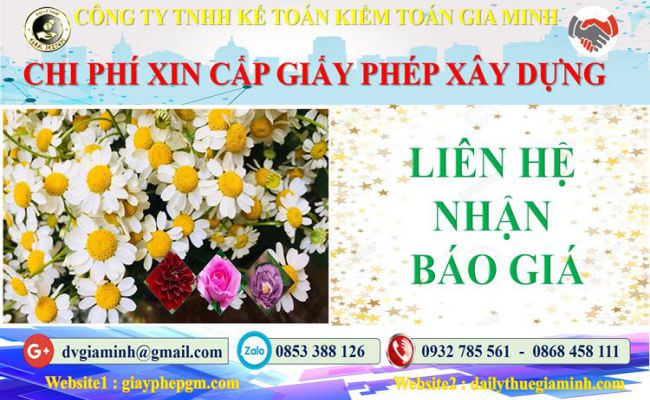 Bảng giá dịch vụ xin giấy phép xây dựng Tuyên Quang