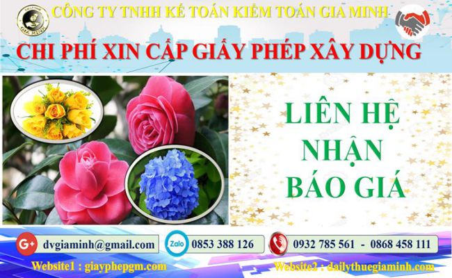Bảng giá dịch vụ xin giấy phép xây dựng Vĩnh Phúc