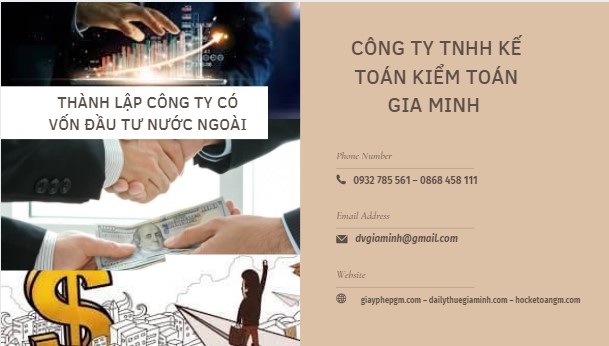 Xin giấy phép có vốn đầu tư nước ngoài
