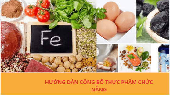 Hướng dẫn công bố thực phẩm chức năng 5 Công bố thực phẩm chức năng