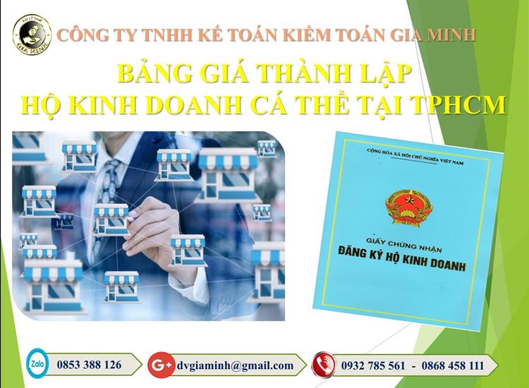 Dịch vụ tư vấn thành lập hộ kinh doanh cá thể tại TPHCM – Hỗ trợ trọn gói, nhanh chóng và tiết kiệm 6 DỊCH VỤ TƯ VẤN THÀNH LẬP HỘ KINH DOANH CÁ THỂ TẠI TPHCM