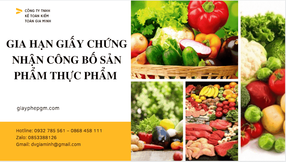 Gia hạn giấy chứng nhận công bố sản phẩm thực phẩm 5 Chi phí gia hạn giấy chứng nhận công bố thực phẩm