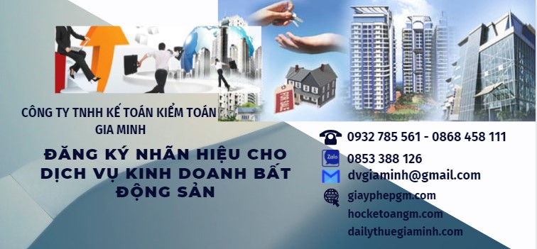 Đăng ký nhãn hiệu cho dịch vụ kinh doanh bất động sản 5 Hướng dẫn đăng ký nhãn hiệu cho dịch vụ kinh doanh bất động sản