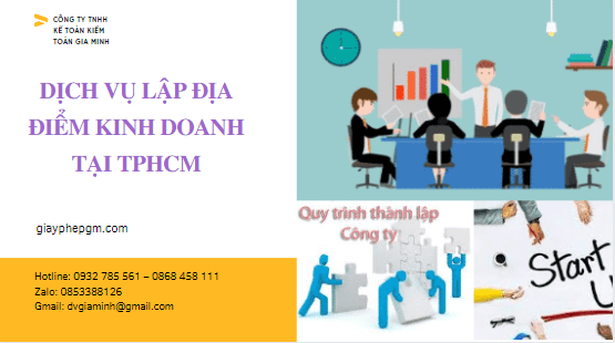 Lập địa điểm kinh doanh tại TPHCM 