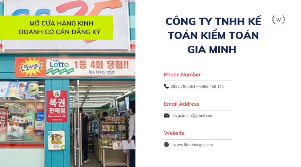 Mở cửa hàng kinh doanh có cần đăng ký 5 mở cửa hàng có cần đăng ký