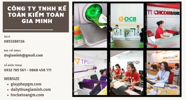 Mở tài khoản ngân hàng cho công ty mới thành lập 