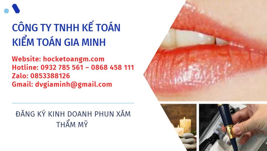 ĐĂNG KÝ KINH DOANH PHUN XĂM THẨM MỸ 3 dịch vụ đăng ký kinh doanh phun xăm thẩm mỹ