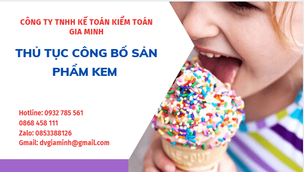 Tại sao công bố sản phẩm kem 