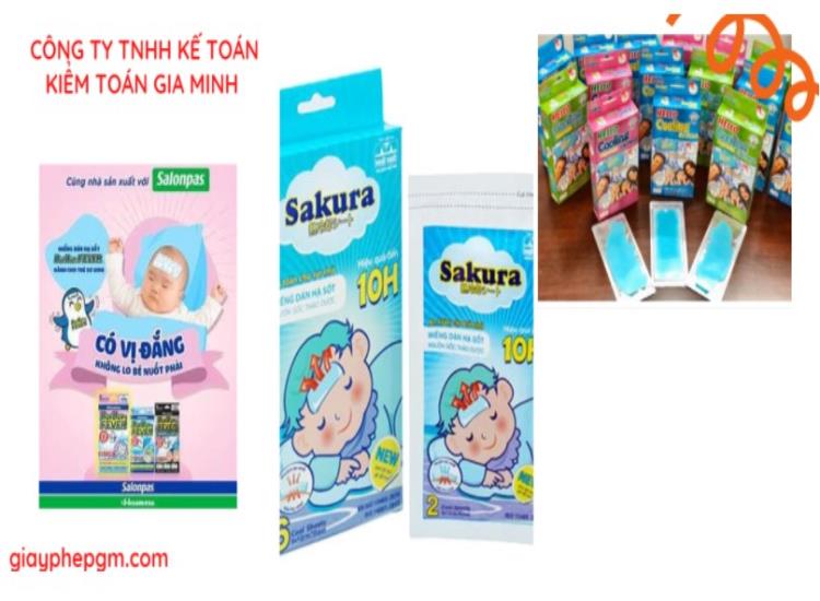 THỦ TỤC CÔNG BỐ MIẾNG DÁN HẠ SỐT