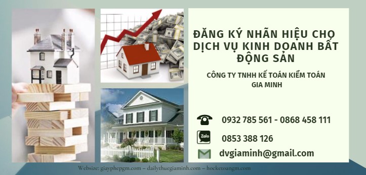 Đăng ký nhãn hiệu cho dịch vụ kinh doanh bất động sản 4 Thủ tục Đăng ký nhãn hiệu cho dịch vụ kinh doanh bất động sản