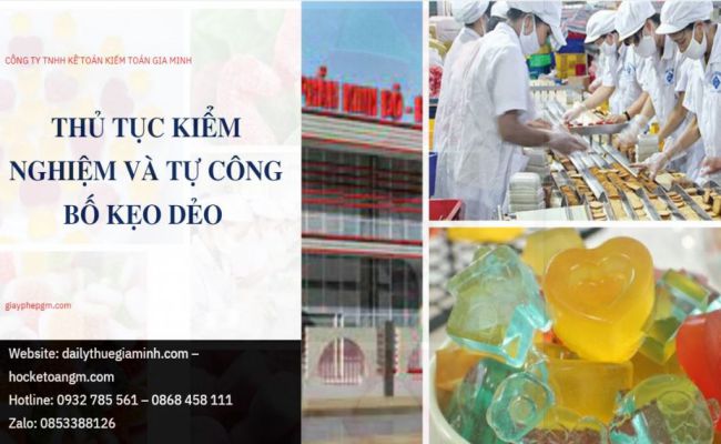 Thủ tục kiểm nghiệm và tự công bố kẹo dẻo 5 Thủ tục kiểm nghiệm và tự công bố kẹo dẻo