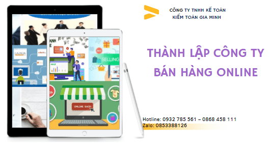Thành lập công ty bán hàng online 4 Thủ tục thành lập công ty bán hàng online