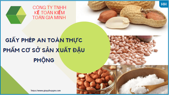 Giấy phép an toàn thực phẩm cơ sở sản xuất đậu phộng 4 Thủ tục xin giấy phép an toàn thực phẩm cơ sở sản xuất đậu phộng