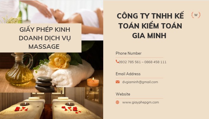 Giấy phép kinh doanh dịch vụ massage 4 Thủ tục xin giấy phép kinh doanh dịch vụ massage