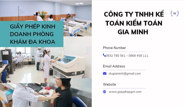 GIẤY PHÉP KINH DOANH PHÒNG KHÁM ĐA KHOA 8 Thủ tục xin giấy phép kinh doanh đa khoa
