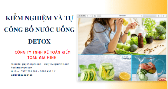 Kiểm nghiệm và tự công bố nước uống detox 3 Tự công bố nước uống detox