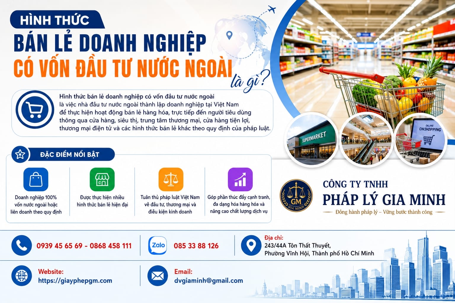 Hình thức bán lẻ doanh nghiệp có vốn đầu tư nước ngoài là gì