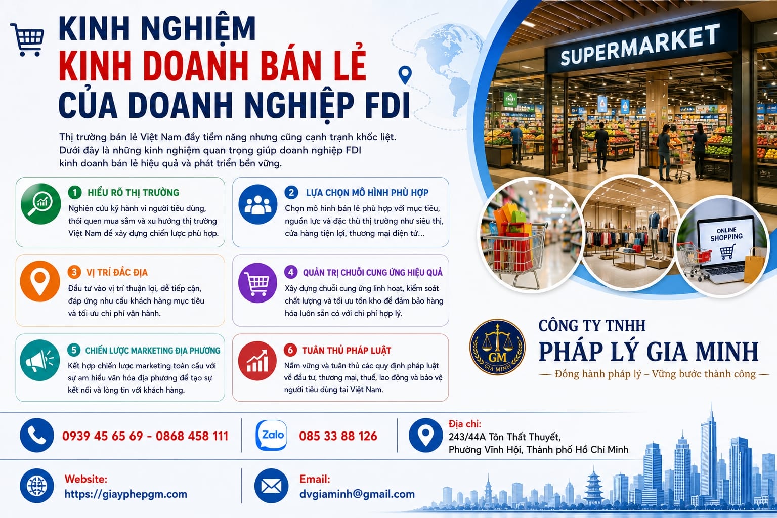 Kinh nghiệm kinh doanh bán lẻ của doanh nghiệp FDI