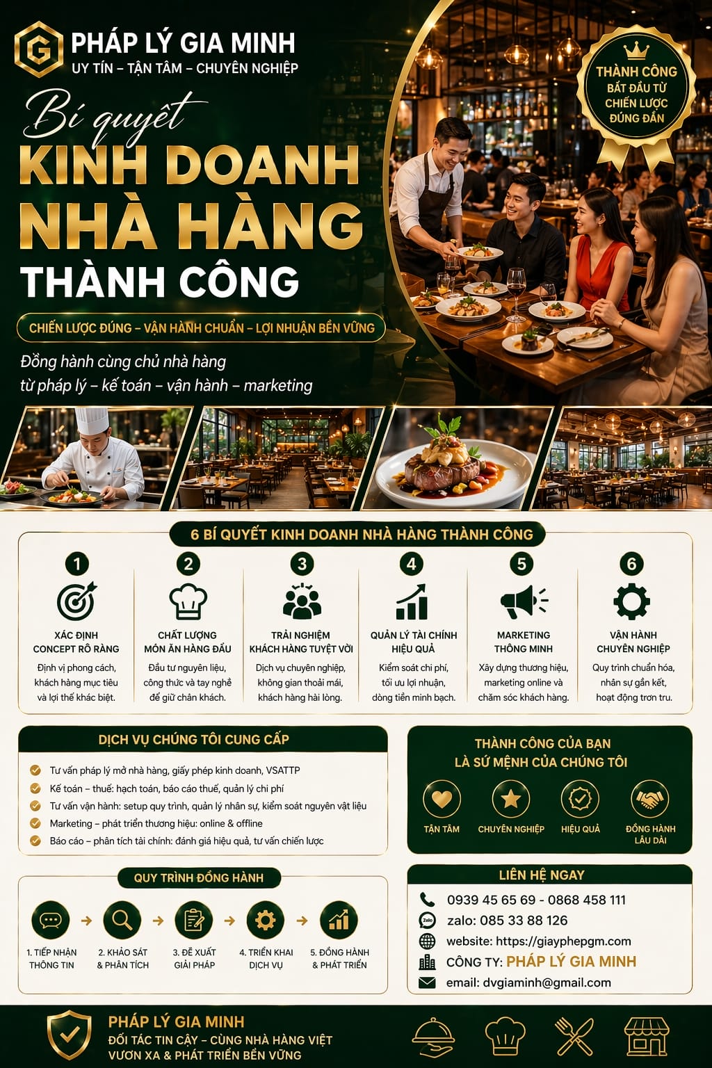 Điều kiện kinh doanh nhà hàng theo quy định mới nhất