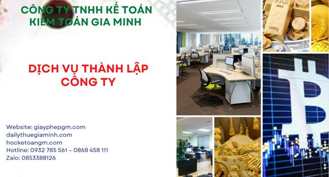 Đăng ký thành lập công ty vàng bạc tại Huyện Ba Vì 