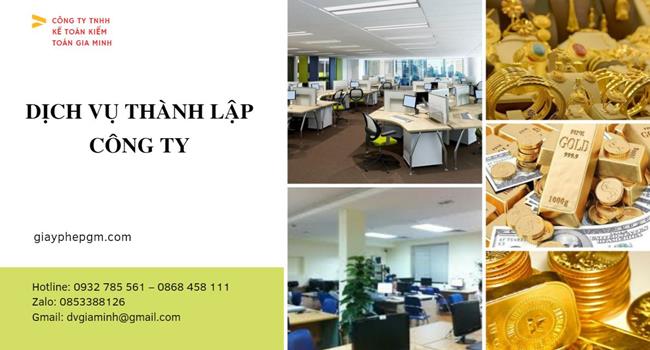 Đăng ký thành lập công ty vàng bạc tại Huyện Thanh Oai 