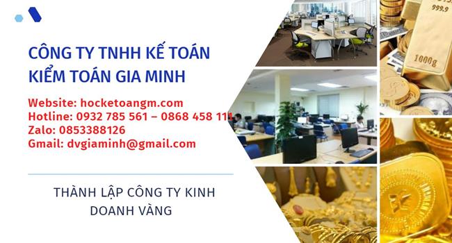 Đăng ký thành lập công ty vàng bạc tại Huyện Thường Tín