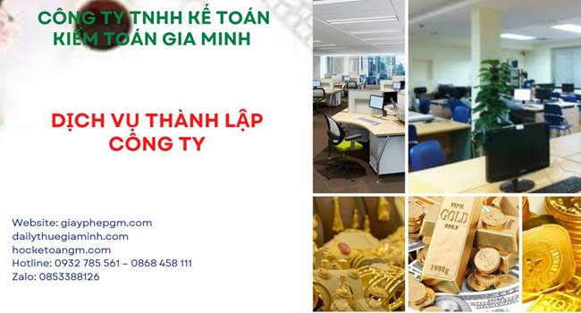 Đăng ký thành lập công ty vàng bạc tại Quận 8 
