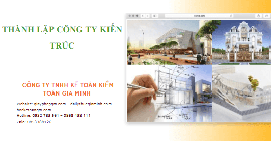 Đăng ký thành lập công ty kiến trúc