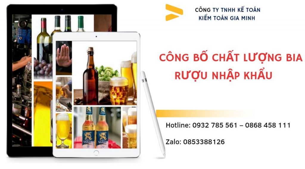 Công bố chất lượng bia rượu nhập khẩu 5 Dịch vụ công bố chất lượng bia rượu nhập khẩu