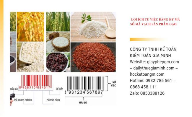 Đăng ký mã số mã vạch sản phẩm gạo 5 Dịch vụ đăng ký mã số mã vạch sản phẩm gạo
