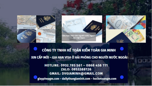 XIN CẤP MỚI – GIA HẠN VISA Ở HẢI PHÒNG CHO NGƯỜI NƯỚC NGOÀI 5 Dịch vụ thủ tục duyệt công văn thương mại