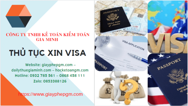 THỦ TỤC XIN VISA 5 Dịch vụ thủ tục xin visa