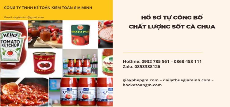 TỰ CÔNG BỐ CHẤT LƯỢNG SỐT CÀ CHUA 4 Dịch vụ tự công bố chất lượng bột hạnh nhân