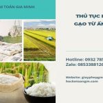 Thủ tục nhập khẩu gạo từ Ấn Độ 5% tấm 6 Hồ sơ khai báo hải quan NK gạo từ ấn độ 5% tấm