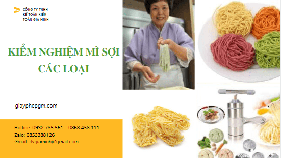 Kiểm nghiệm mì sợi các loại 4 Kiểm nghiệm mì sợi các loại