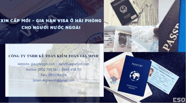 XIN CẤP MỚI – GIA HẠN VISA Ở HẢI PHÒNG CHO NGƯỜI NƯỚC NGOÀI 4 Làm thủ tục xin mới – gia hạn visa ở Hải Phòng cho người nước ngoài